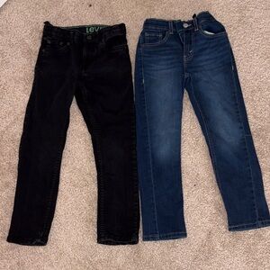 Levis Little Boys 511 Slim Fit Stretch Performance Jeans Duo both size 7